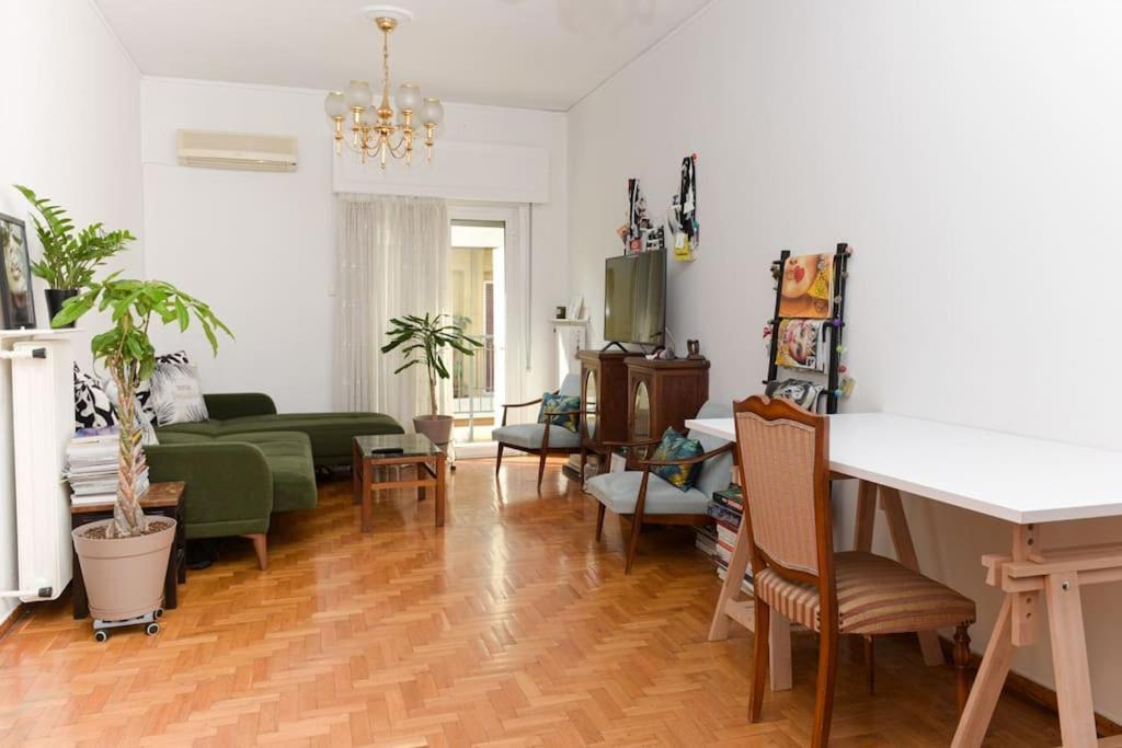 Urban-Vintage Choice 10 Minutes From Acropolis - One Bedroom Atenas Exterior foto